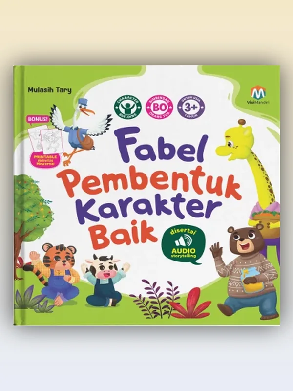 Sampul buku Fabel Pembentuk Karakter Baik