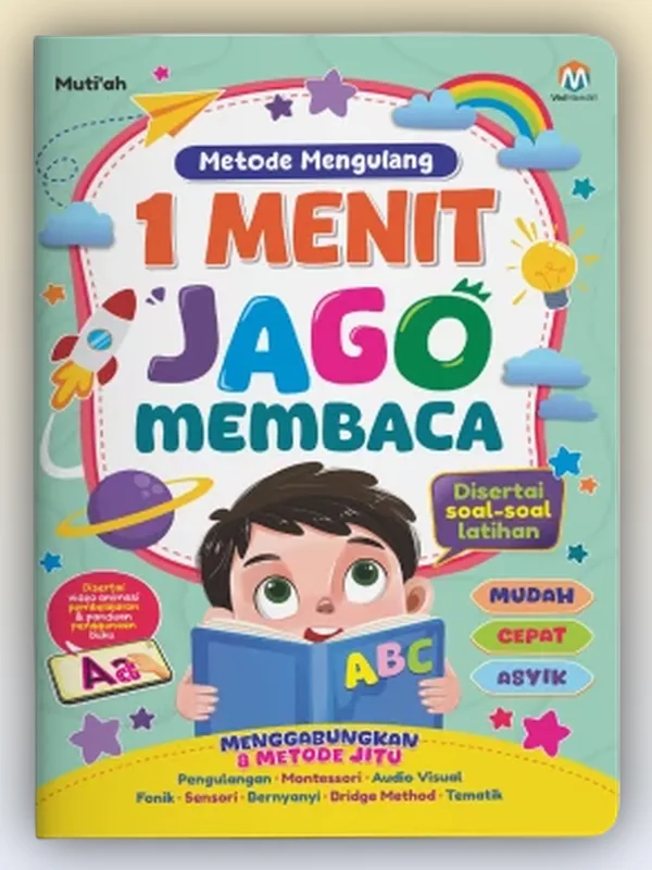 Sampul buku 1 Menit Jago Membaca