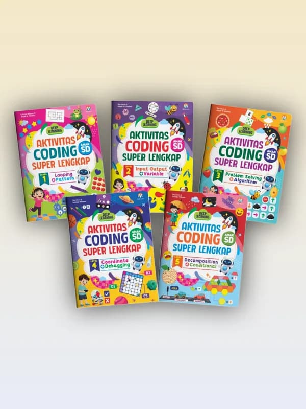 Sampul buku Aktivitas Coding Super Lengkap