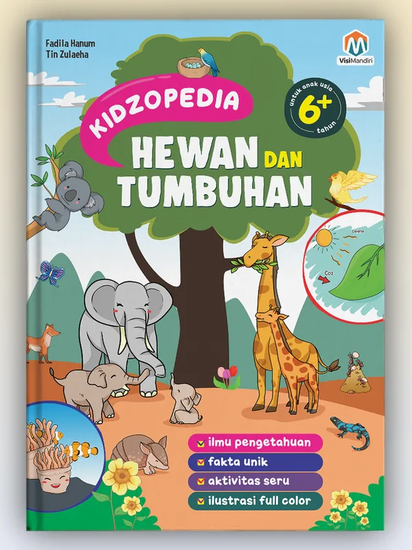 Sampul buku Kidzopedia Hewan & Tumbuhan