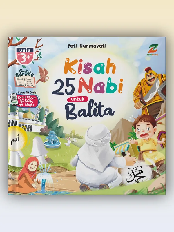 Sampul buku Kisah 25 Nabi untuk Balita