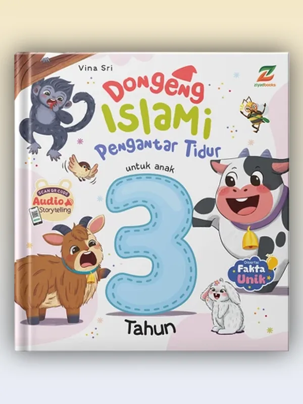 Sampul buku Dongeng Islami Pengantar Tidur untuk Anak 3 Tahun