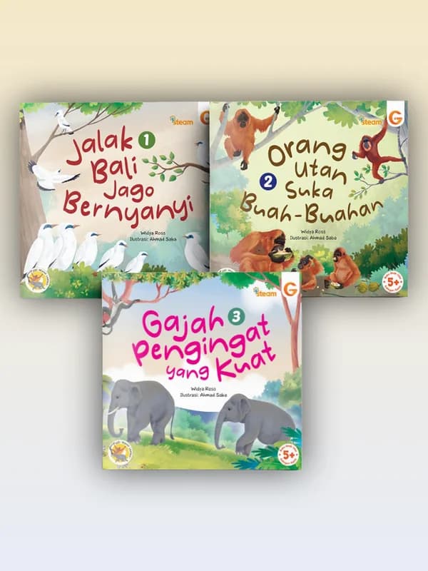 Sampul buku Mengenal Binatang Langka Nusantara