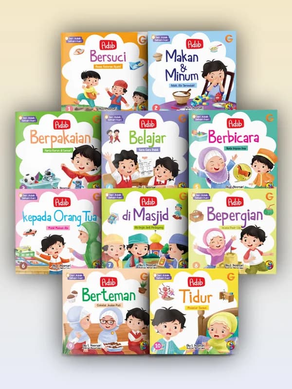 Sampul buku Seri Adab Sehari-hari