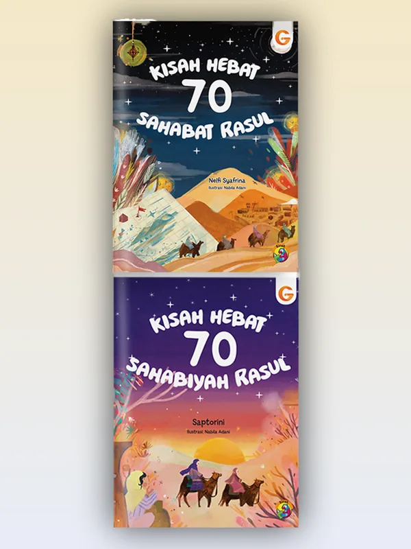 Sampul buku Seri Kisah 70 Sahabat & Sahabiyah Rasul