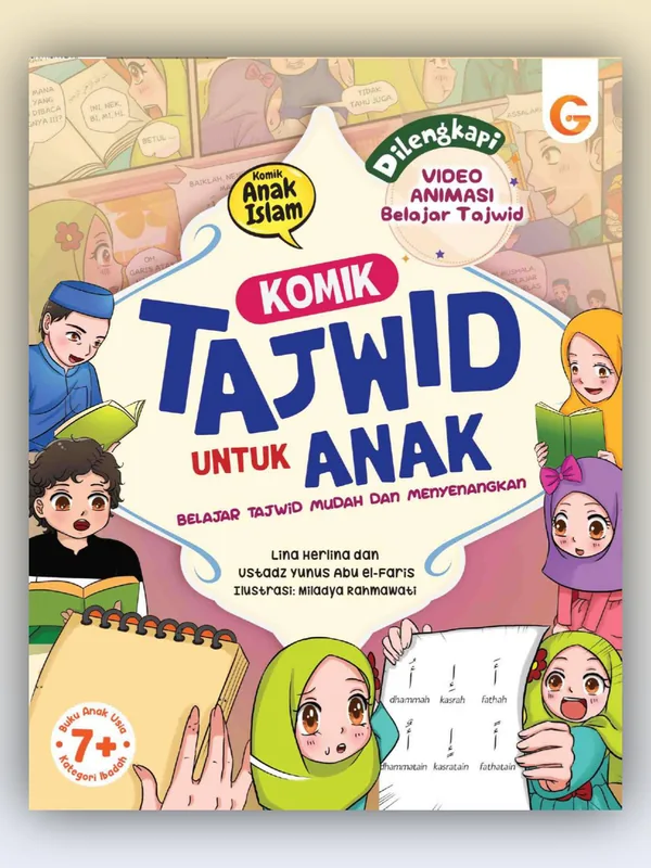 Sampul buku Komik Tajwid untuk Anak