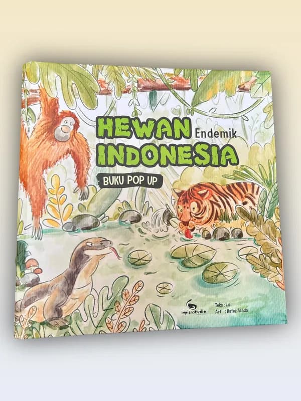Sampul buku Hewan Endemik Indonesia