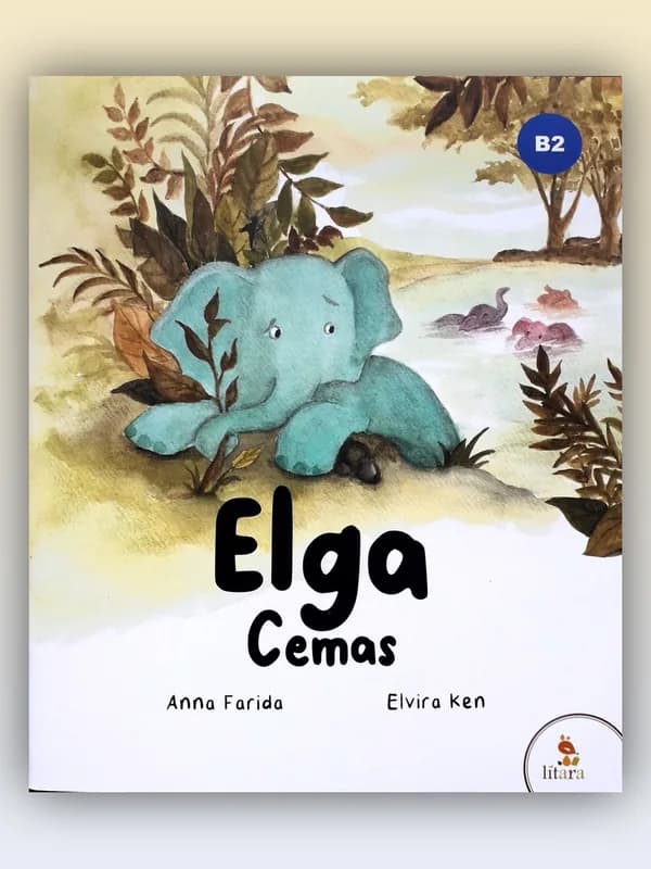 Sampul buku Elga Cemas