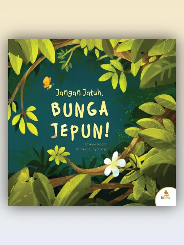 Sampul buku Jangan Jatuh Bunga Jepun