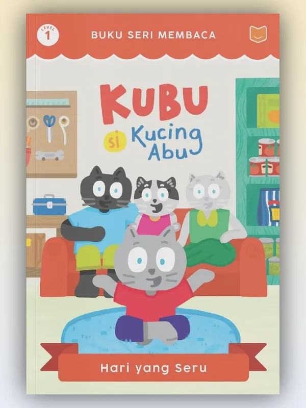 Sampul buku Kubu Si Kucing Abu: Hari yang Seru