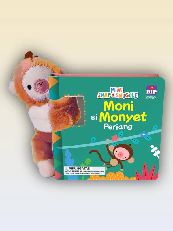 Sampul buku Mini Snap & Snuggle: Moni Si Monyet Periang