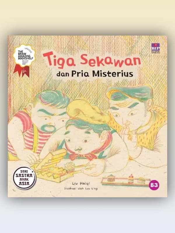 Sampul buku Tiga Sekawan dan Pria Misterius