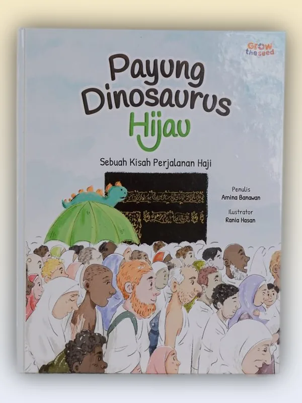 Sampul buku Payung Dinosaurus Hijau