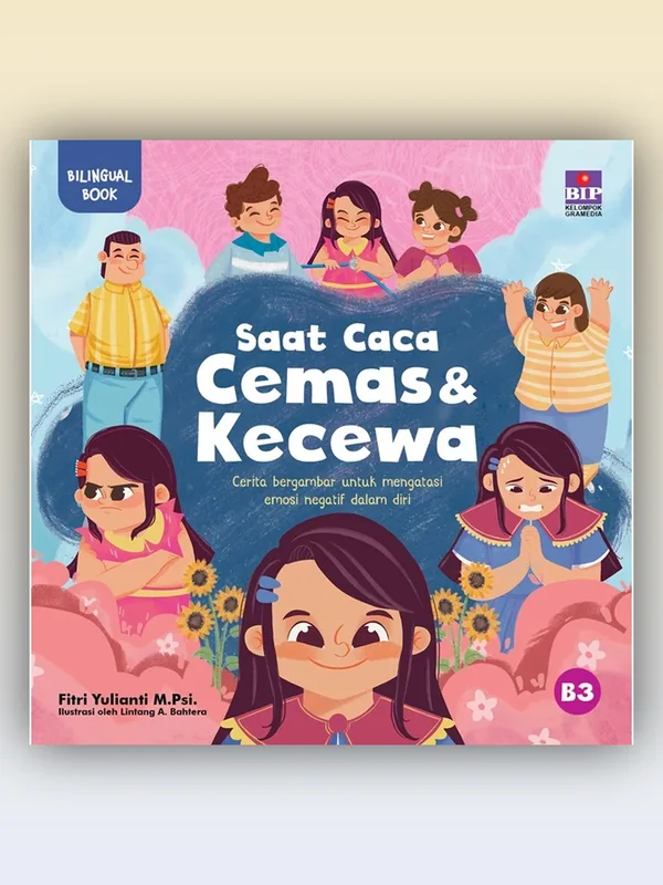 Sampul buku Saat Caca Cemas dan Kecewa