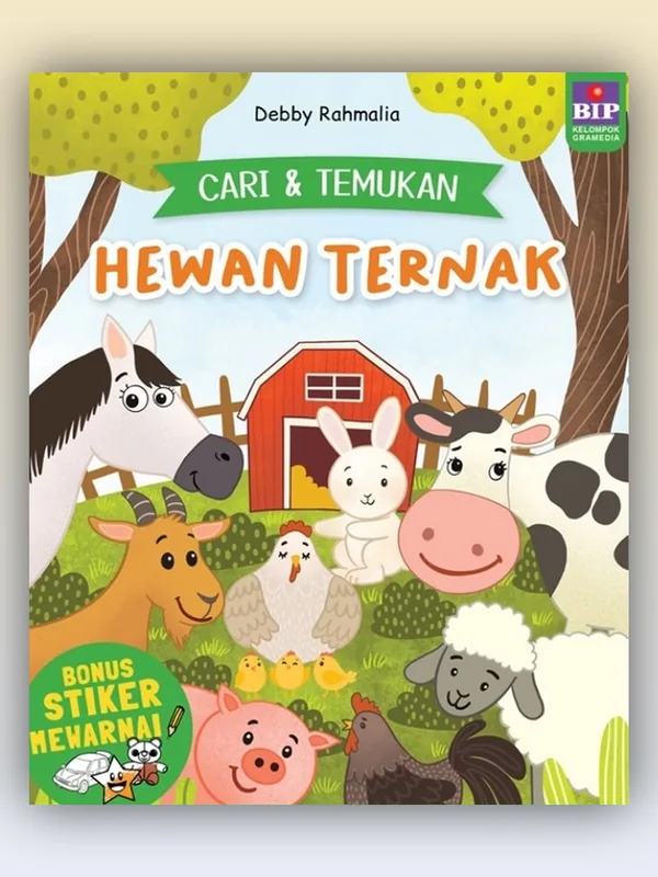 Sampul buku Cari dan Temukan Hewan Ternak