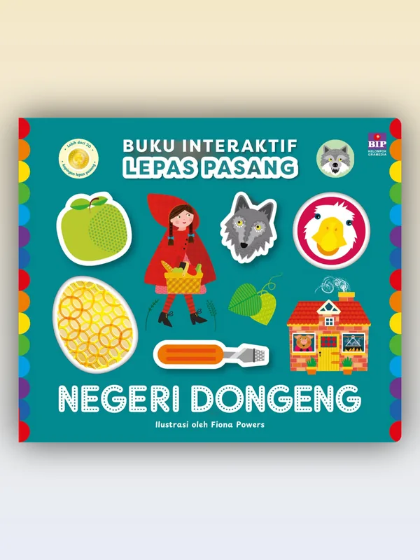 Sampul buku Buku Interaktif Lepas Pasang: Negeri Dongeng