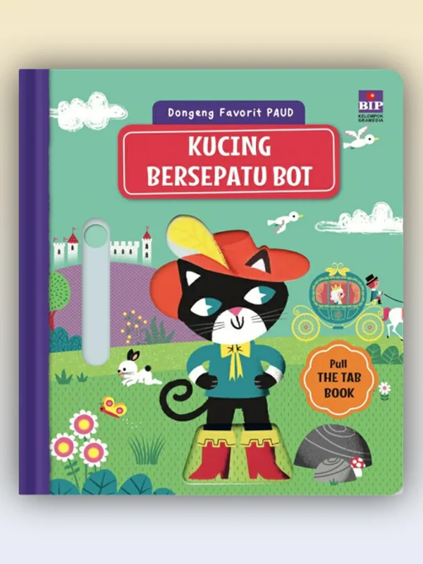 Sampul buku Dongeng Favorit PAUD: Kucing Bersepatu Bot
