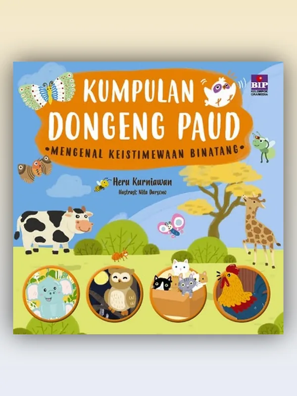 Sampul buku Kumpulan Dongeng PAUD : Mengenal Keistimewaan Binatang