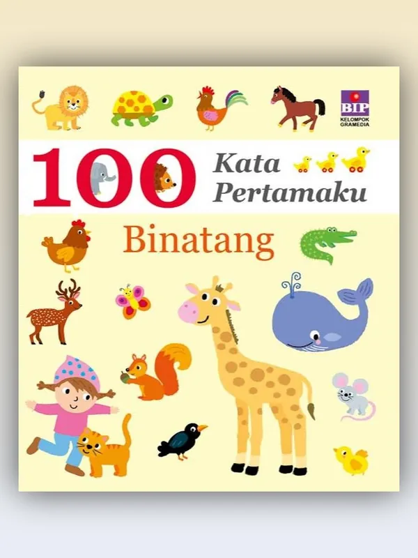 Sampul buku 100 Kata Pertamaku: Binatang