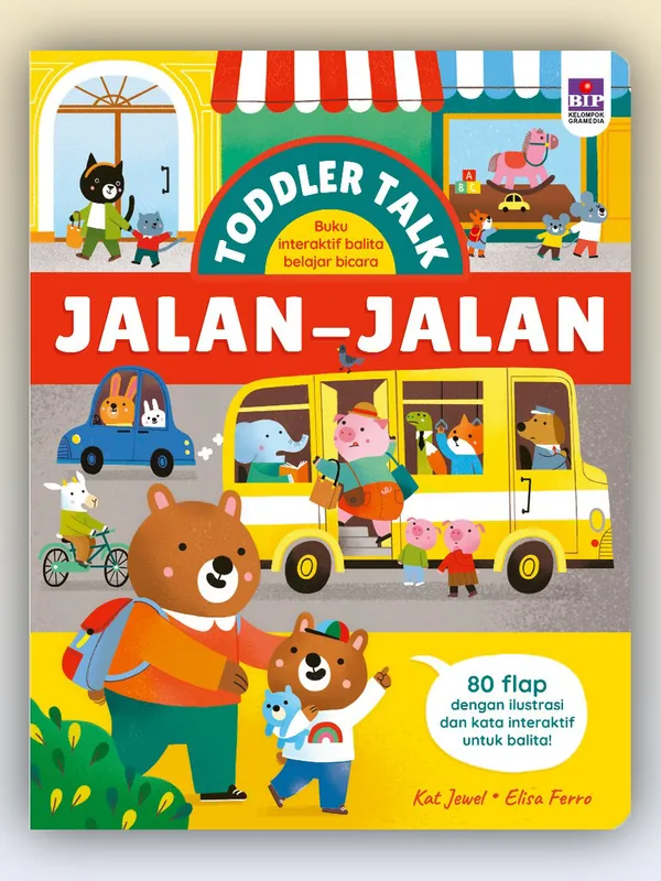 Sampul buku Toddler Talk Jalan-Jalan