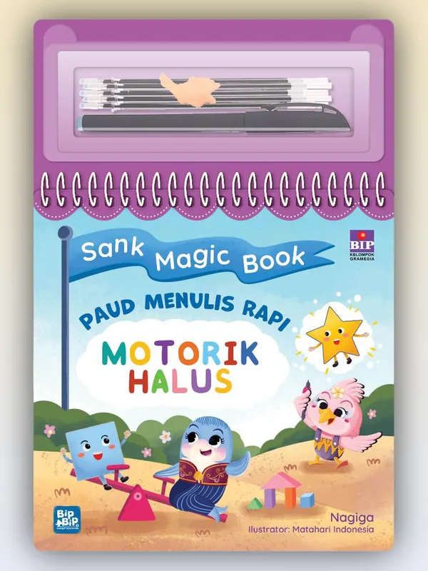 Sampul buku Sank Magic Book: PAUD Menulis Rapi Motorik Halus
