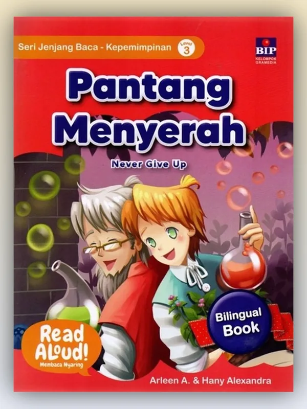 Sampul buku Seri Jenjang Baca - Kepemimpinan: Pantang Menyerah