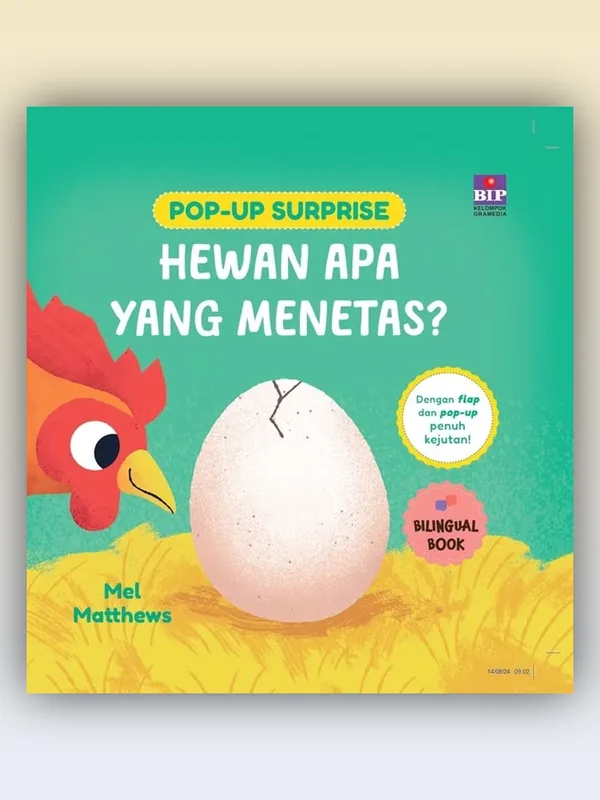 Sampul buku Pop-Up Surprise Hewan Apa yang Menetas?