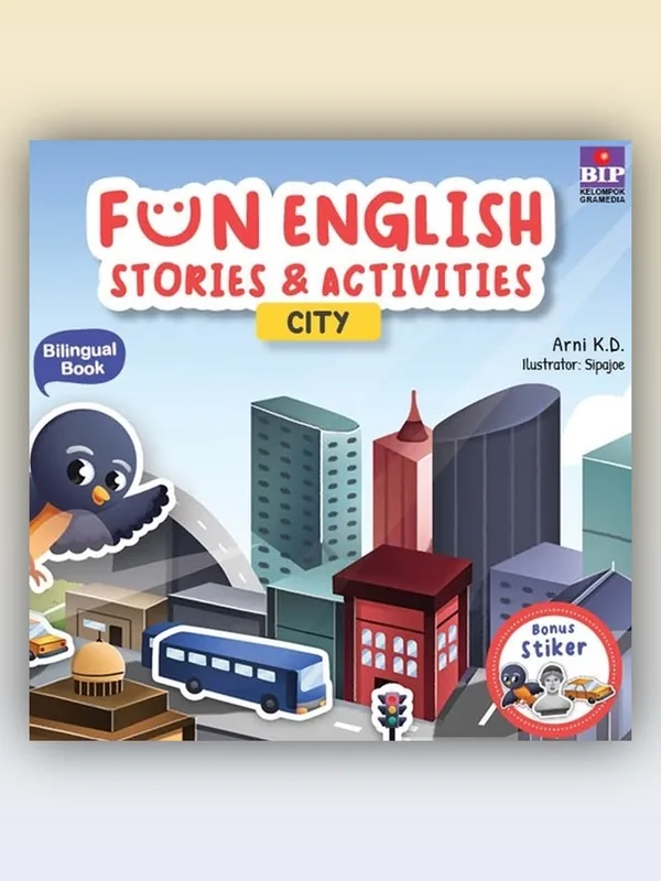 Sampul buku Fun English Stories & Activity : City