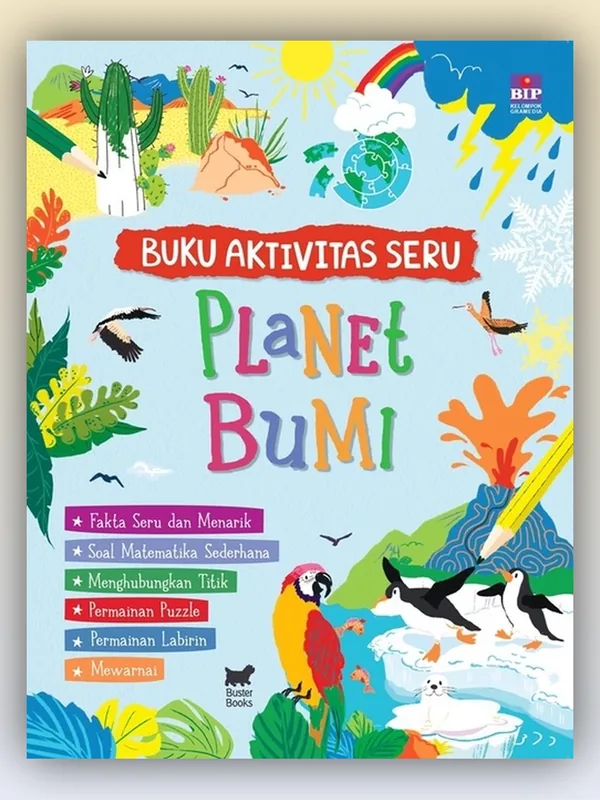 Sampul buku Buku Aktivitas Seru: Planet Bumi