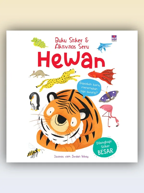 Sampul buku Buku Stiker dan Aktivitas Seru: Hewan