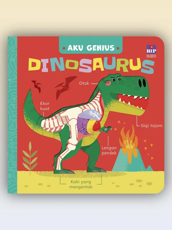 Sampul buku Aku Genius: Dinosaurus