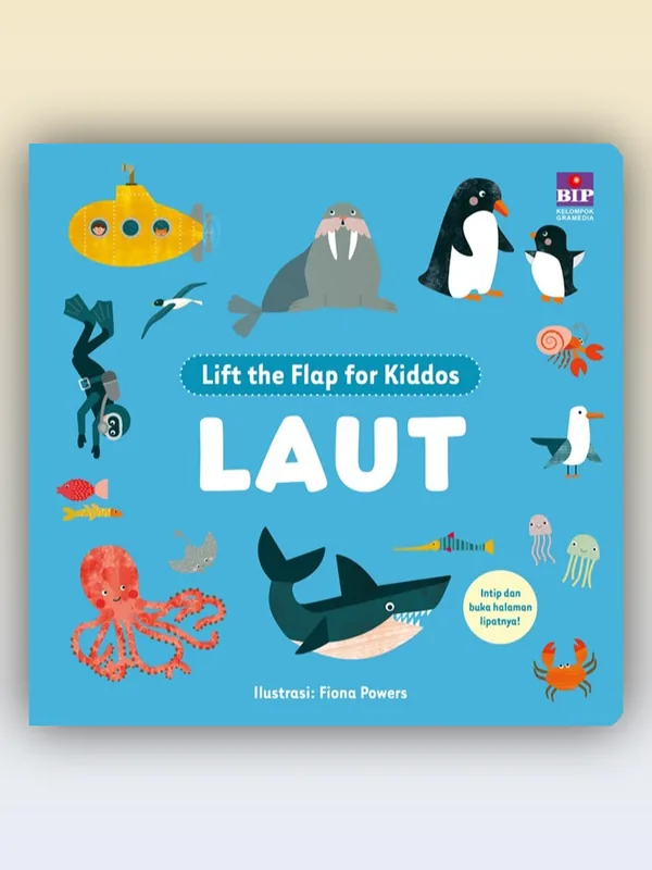 Sampul buku Lift the Flap for Kiddos: Laut