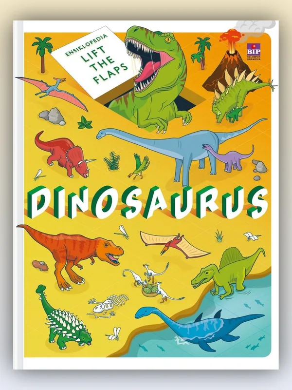 Sampul buku Buku Seri Ensiklopedia Lift the Flaps: Dinosaurus