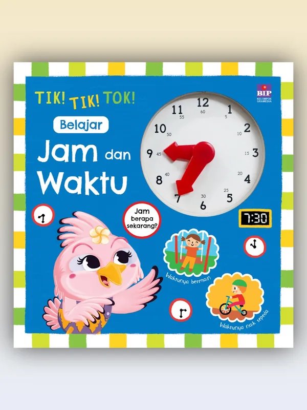 Sampul buku Ce Tik Tik Tok Belajar Jam dan Waktu