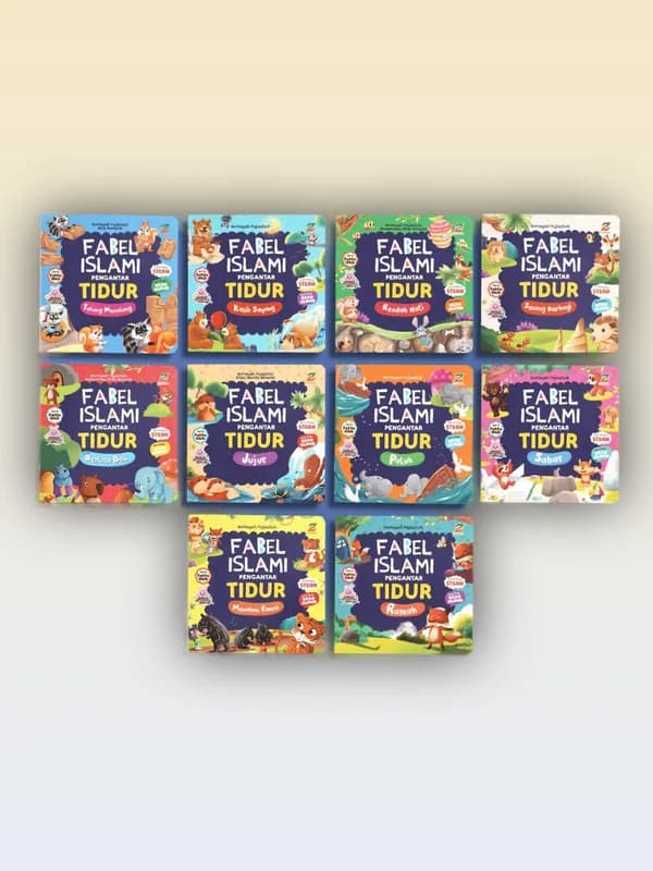 Sampul buku Seri Fabel Islami Pengantar Tidur