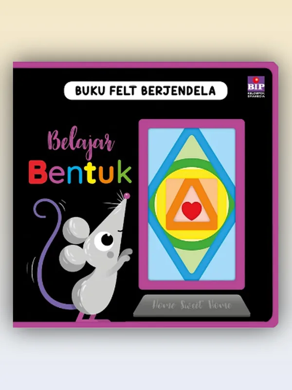 Sampul buku Buku Felt Berjendela Belajar Bentuk