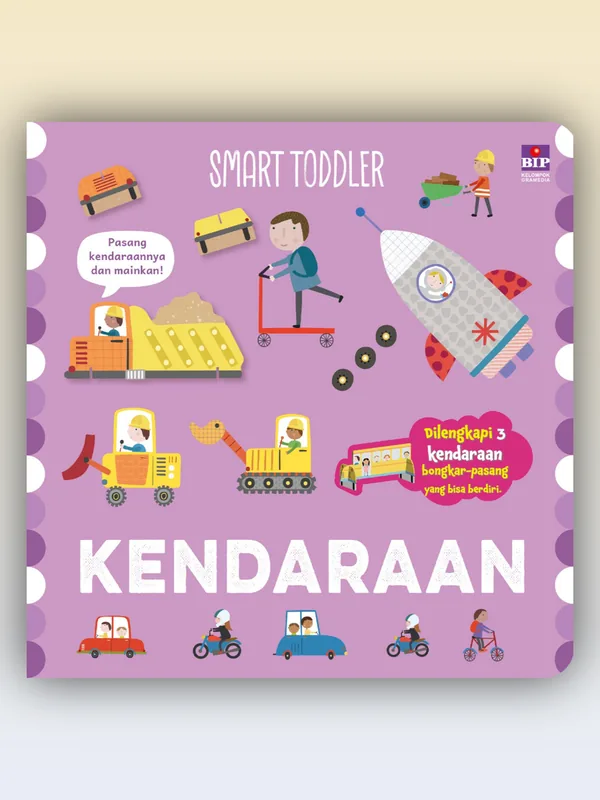 Sampul buku Smart Toddler : Kendaraan