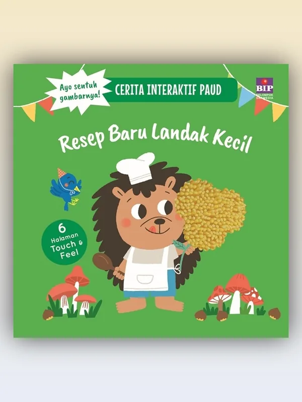 Sampul buku Cerita Interaktif PAUD: Resep Baru Landak Kecil