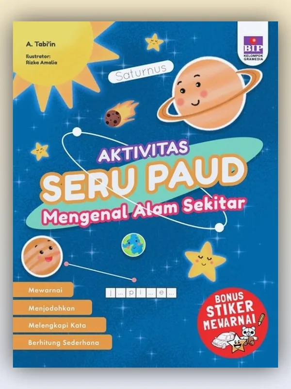 Sampul buku Aktivitas Seru PAUD : Mengenal Alam Sekitar