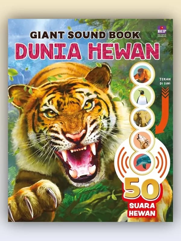 Sampul buku Giant Sound Book: Dunia Hewan