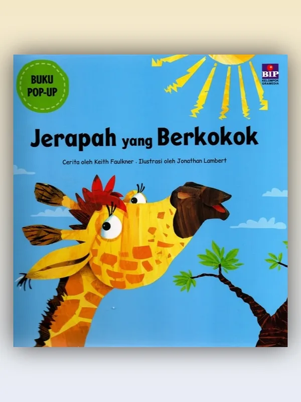 Sampul buku Buku Pop-Up: Jerapah yang Berkokok