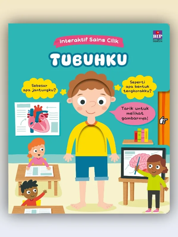 Sampul buku Interaktif Sains Cilik: Tubuhku
