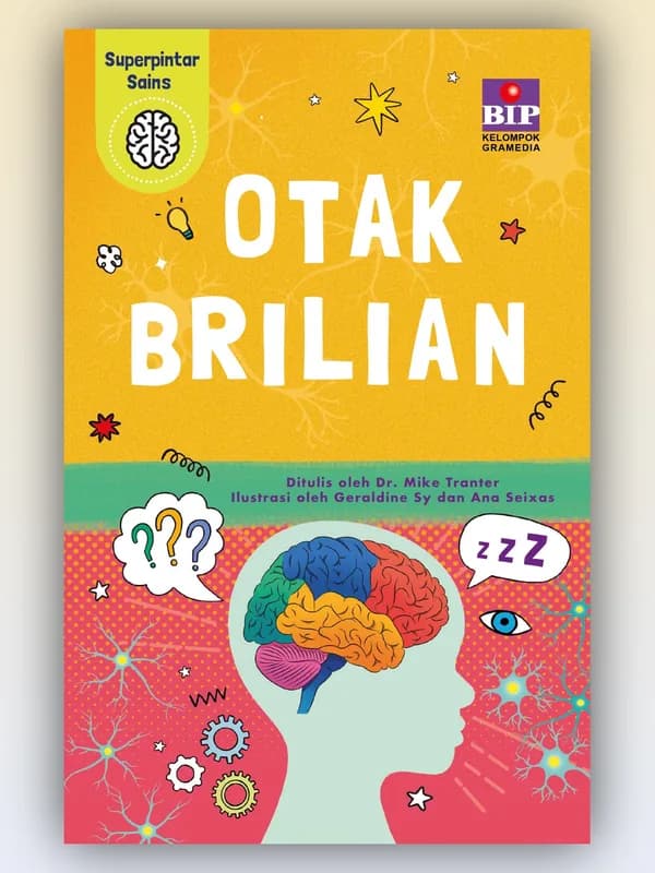 Sampul buku Superpintar Sains: Otak Brilian