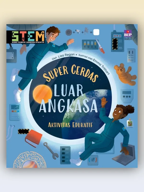 Sampul buku Super Cerdas Aktivitas Edukatif: Luar Angkasa