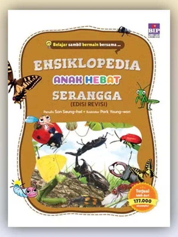Sampul buku Ensiklopedia Anak Hebat: Serangga (Edisi Revisi)