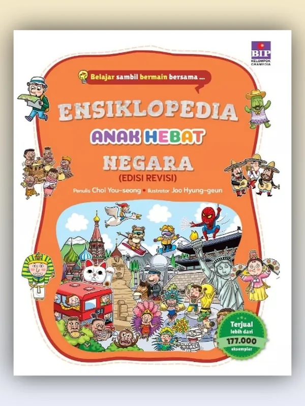 Sampul buku Ensiklopedia Anak Hebat: Negara (Edisi Revisi)