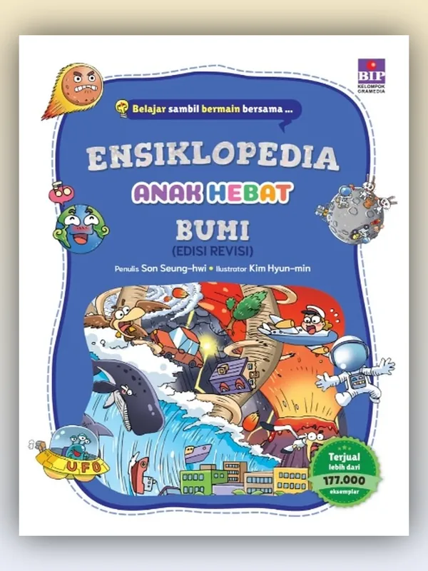 Sampul buku Ensiklopedia Anak Hebat: Bumi (Edisi Revisi)