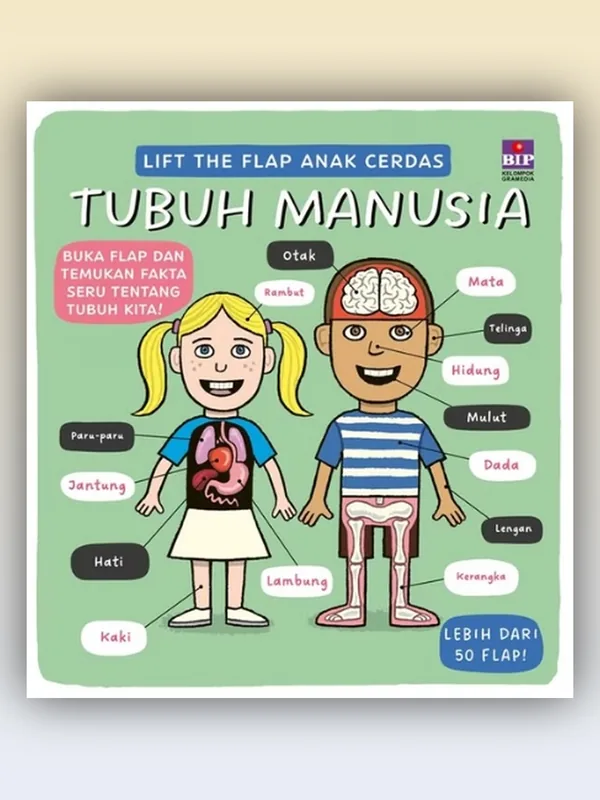 Sampul buku Lift the Flap Anak Cerdas: Tubuh Manusia