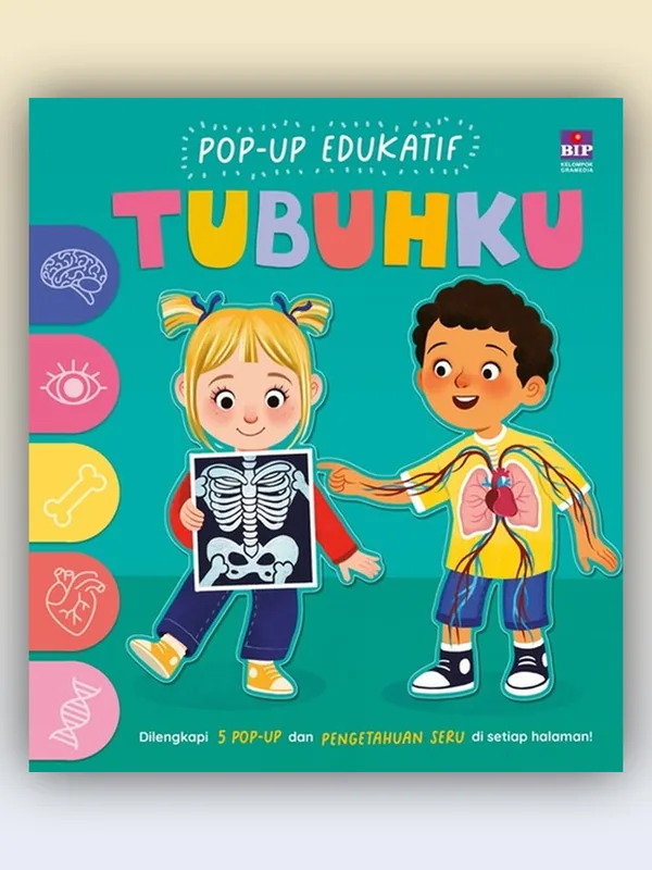 Sampul buku Pop-Up Edukatif: Tubuhku