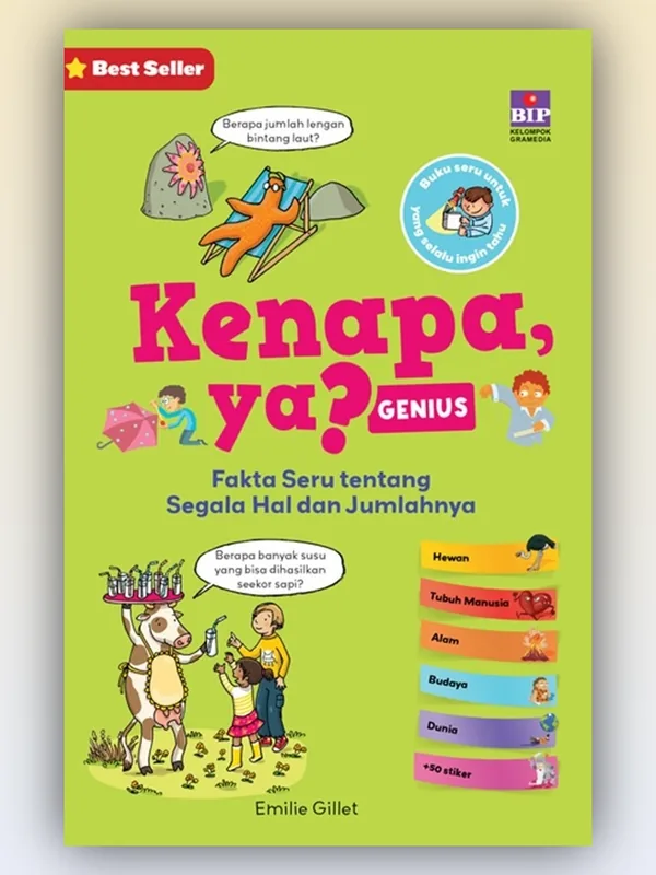 Sampul buku Kenapa, Ya? (Genius) Fakta Seru tentang Segala Hal dan Jumlahnya